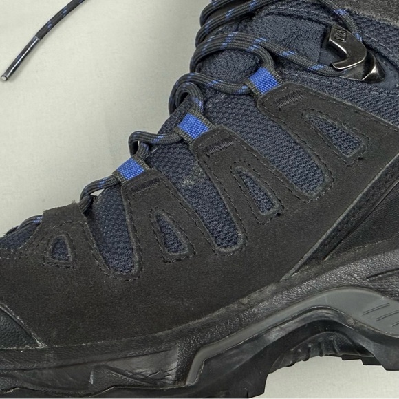 Salomon Women’s Quest Prime GTX Hiking Boots US 7.5 Black/Navy Blue Gore Tex